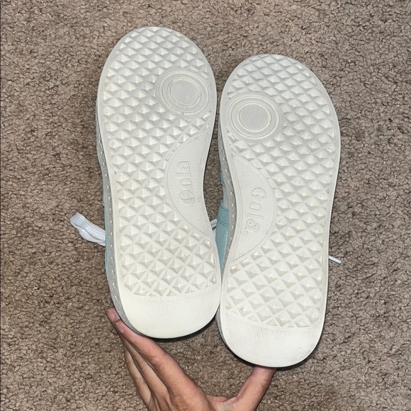 Gola Grandslam Trident White Green Mist Evergreen Pink Trainer 7.5 - Picture 6 of 6